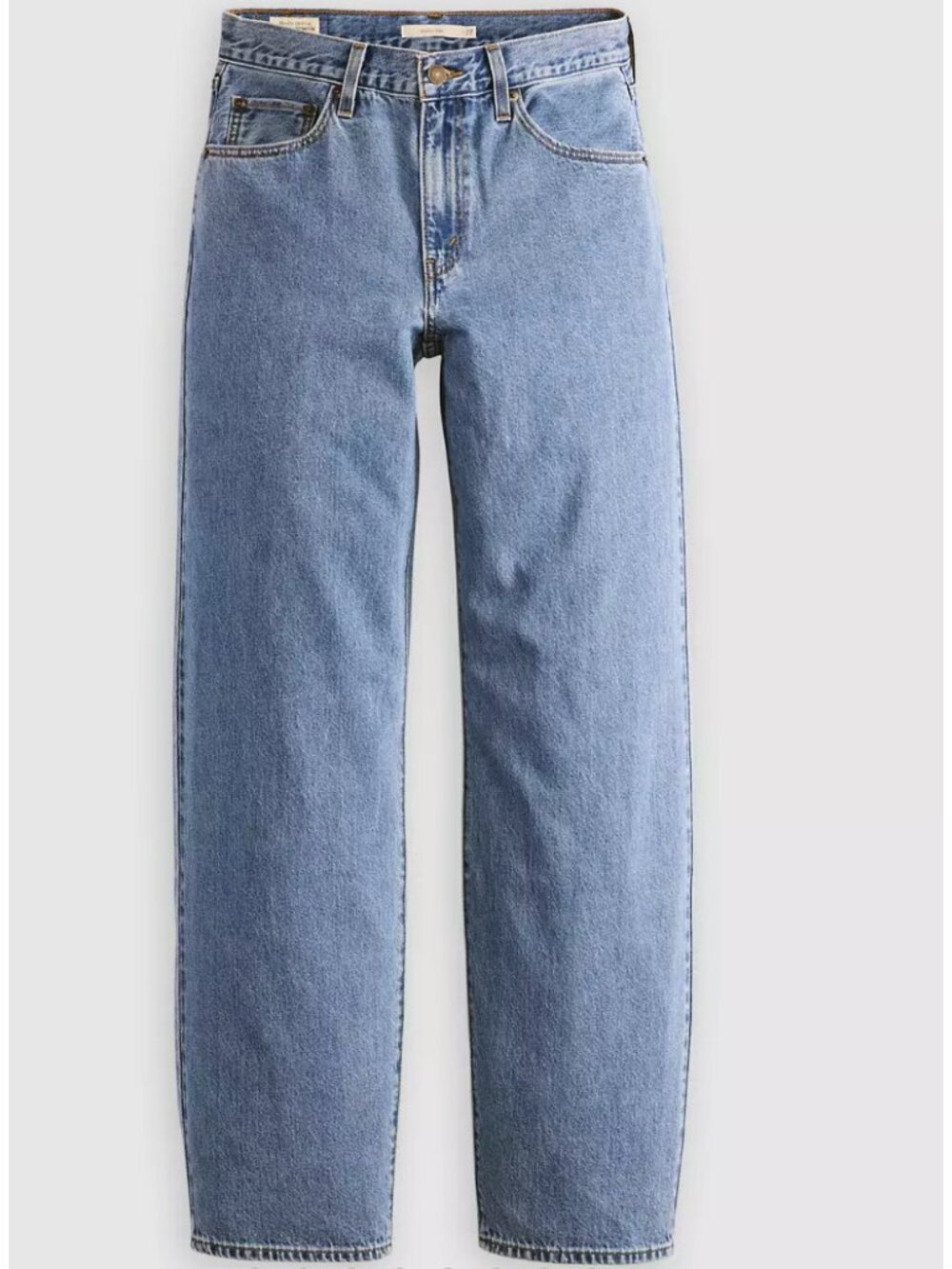 New Levi's Premium 26x30 Baggy Dad Women's Jeans Own It Stone - Medium Wash - Picture 5 of 6
